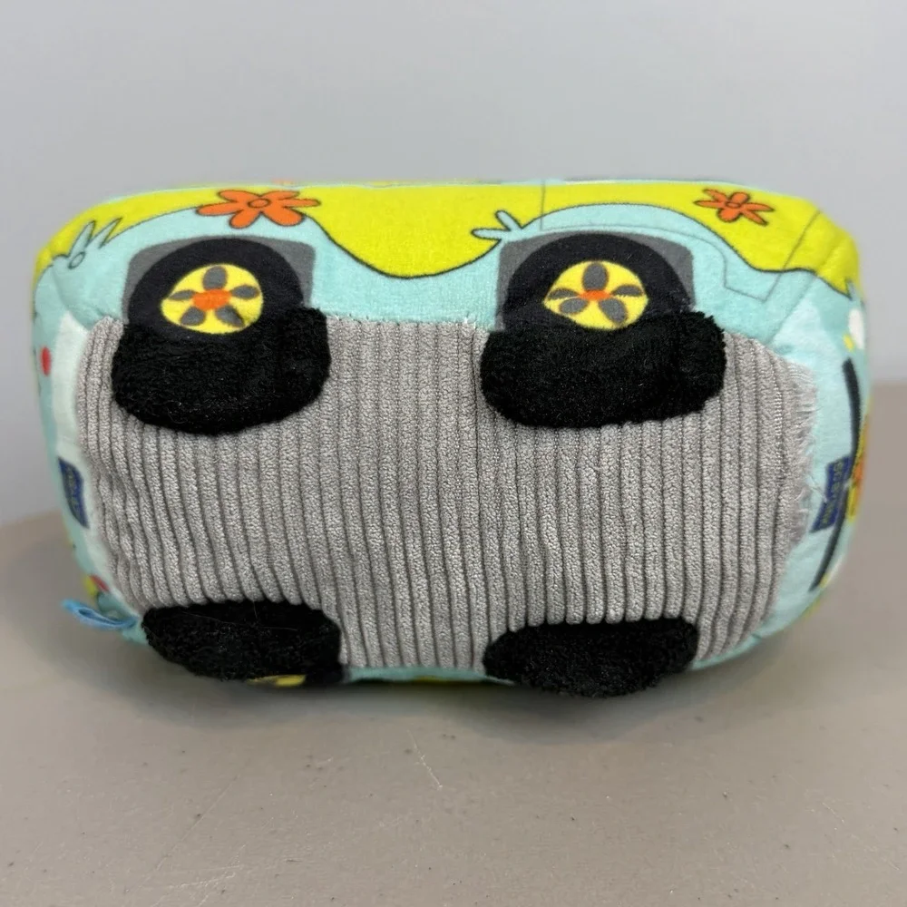 Bark Scooby Doo Dog Toy Mystery Machine Van Blue Green Plush